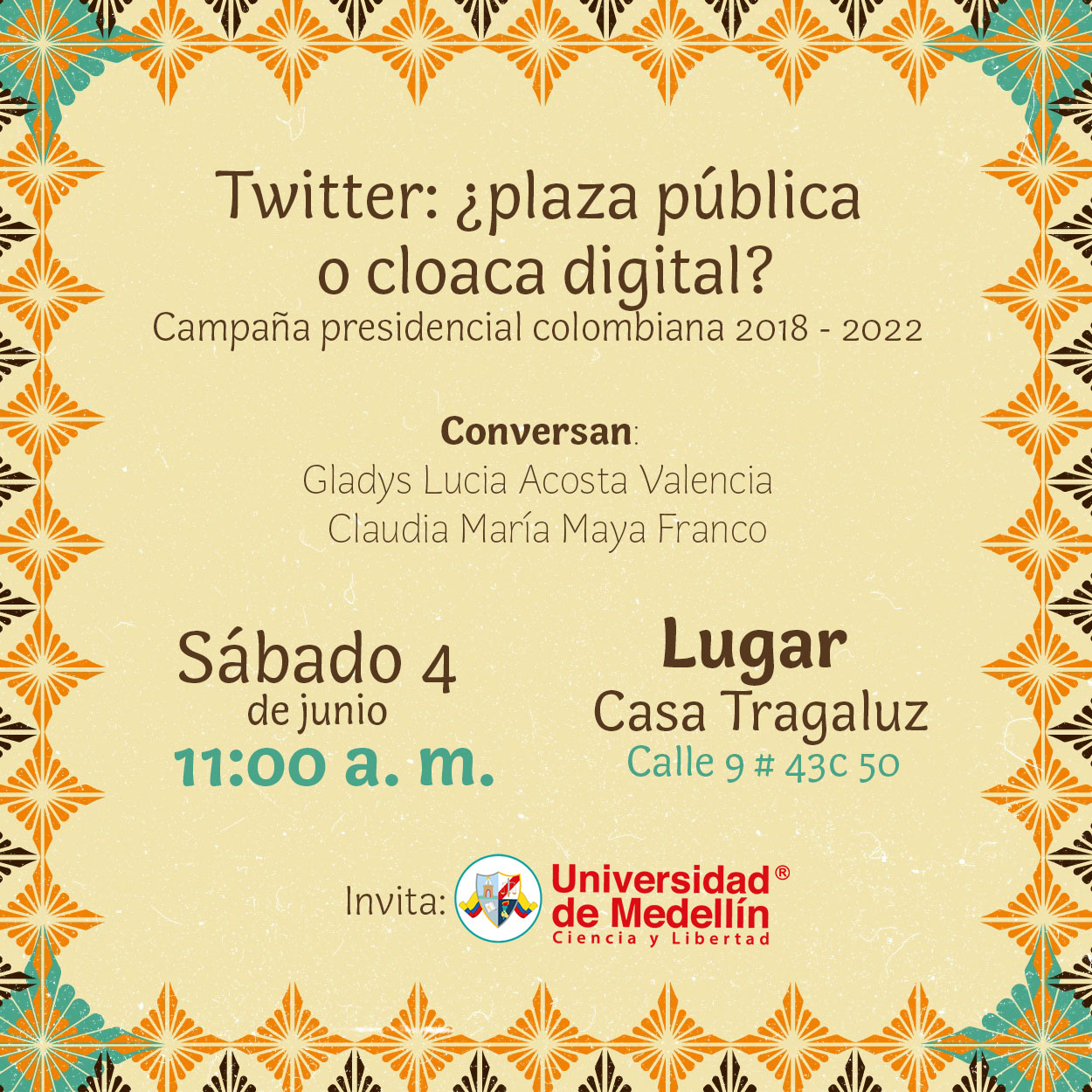 El libro «Twitter: ¿Plaza pública o cloaca digital» se presentará el 4 de junio en la Casa Tragaluz